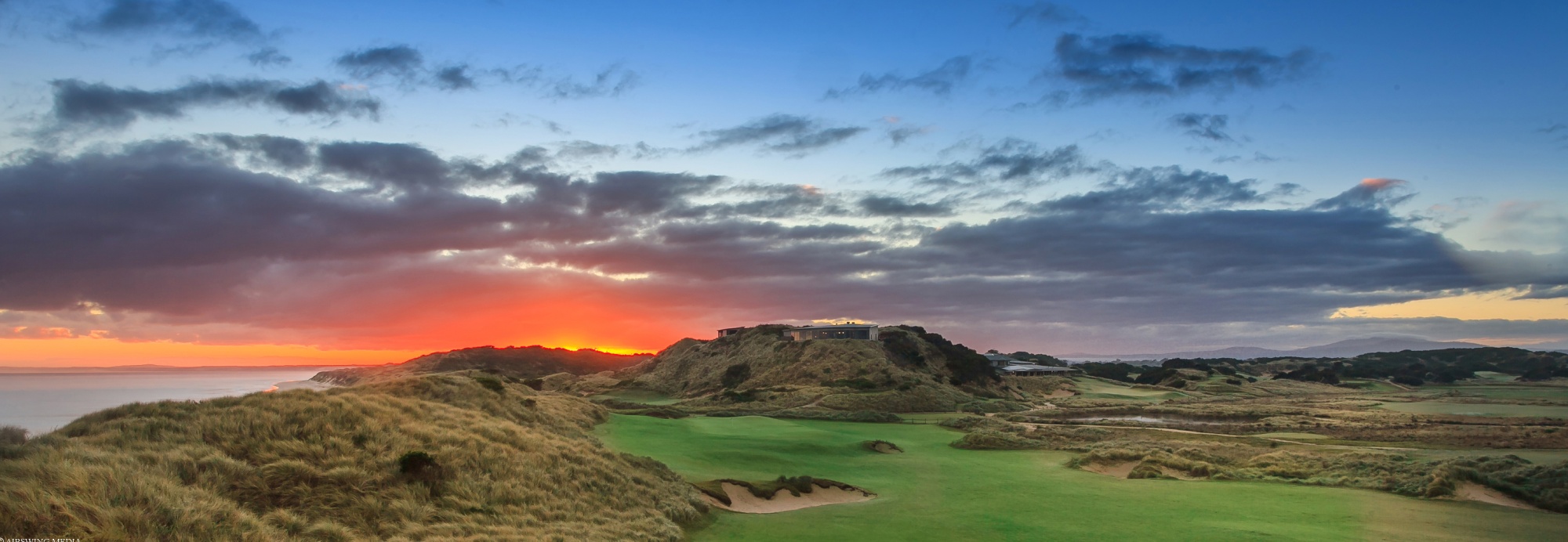 Barnbougle Dunes at sunset