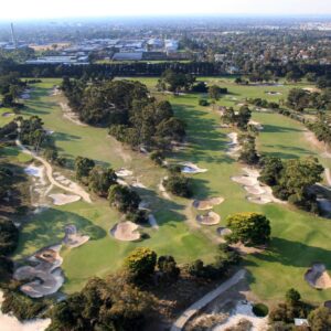 Areal view of Victoria Golf Club