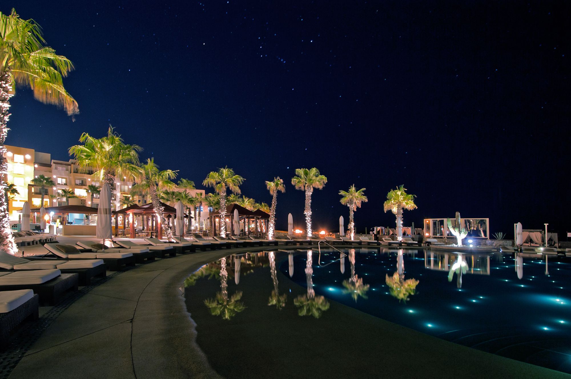 Pacific pools at Pueblo Bonito