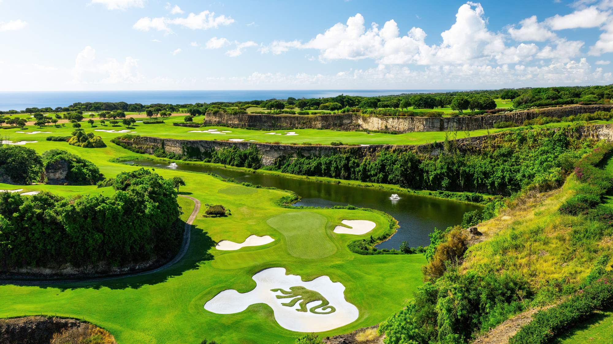 Sandy Lane aerial view